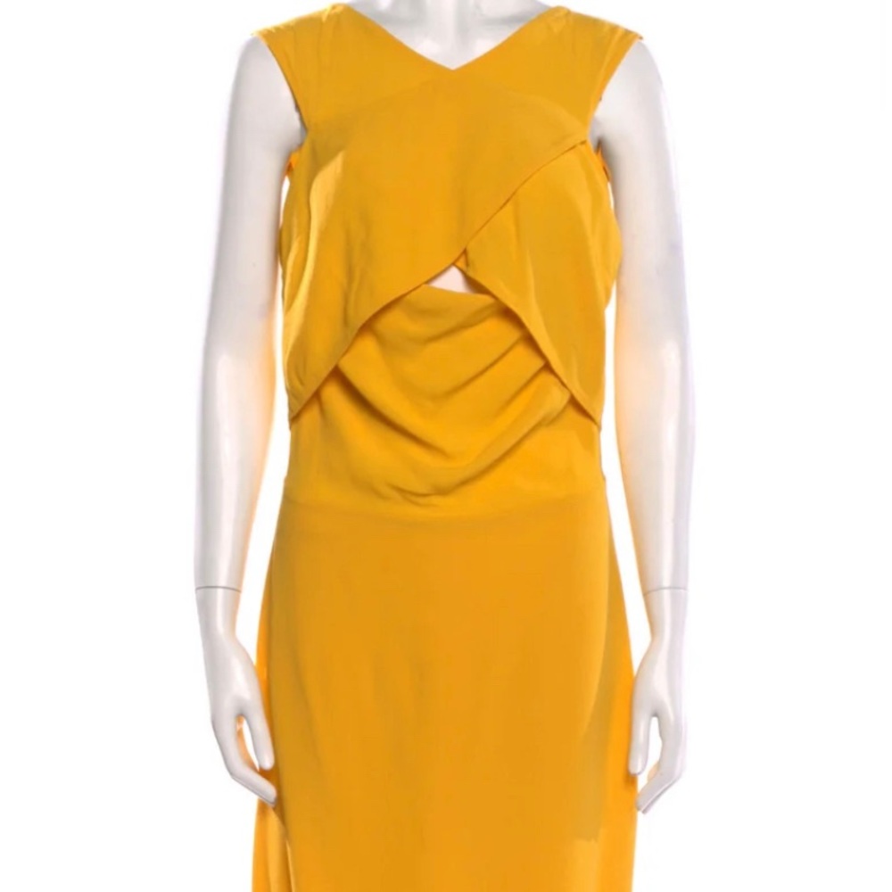 Sandro Yellow Cocktail Dress